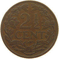 NETHERLANDS 2 1/2 CENTS 1916 #a066 0433 - 2.5 Centavos