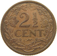 NETHERLANDS 2 1/2 CENTS 1912 #a011 0559 - 2.5 Cent