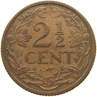 NETHERLANDS 2 1/2 CENTS 1912 #a011 0559 - 2.5 Centavos