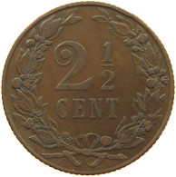 NETHERLANDS 2 1/2 CENTS 1903 #c052 0509 - 2.5 Centavos