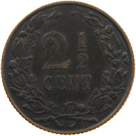 NETHERLANDS 2 1/2 CENTS 1903 #a062 0555 - 2.5 Centavos