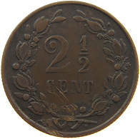 NETHERLANDS 2 1/2 CENTS 1880 #a085 0141 - 1849-1890 : Willem III