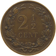 NETHERLANDS 2 1/2 CENTS 1877 #s077 0609 - 1849-1890 : Willem III