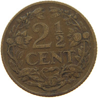 NETHERLANDS 2 1/2 CENT 1916 #a011 0073 - 2.5 Centavos
