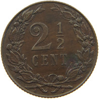 NETHERLANDS 2 1/2 CENT 1906 #a051 0047 - 2.5 Centavos