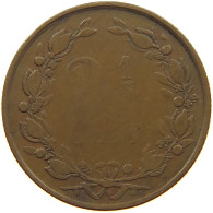 NETHERLANDS 2 1/2 CENT 1881 #a011 0035 - 1849-1890 : Willem III