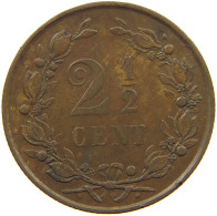 NETHERLANDS 2 1/2 CENT 1881 #c010 0047 - 1849-1890 : Willem III