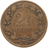 NETHERLANDS 2 1/2 CENT 1877 #c080 0523 - 1849-1890 : Willem III