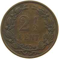 NETHERLANDS 2 1/2 CENT 1877 #a011 0021 - 1849-1890 : Willem III