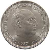 SPAIN 25 PESETAS 1957 70 TOP #c077 0441 - 25 Peseta