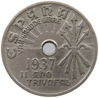SPAIN 25 CENTIMOS 1937 #s070 0319 - 25 Céntimos