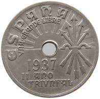 SPAIN 25 CENTIMOS 1937 TOP #a043 0227 - 25 Centiemos