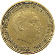 SPAIN 2 1/2 PESETAS 1953 56 #c075 0453 - 2 Pesetas