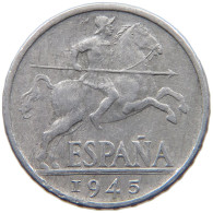 SPAIN 10 CENTIMOS 1945 #c019 0469 - 10 Centiemen