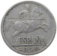 SPAIN 10 CENTIMOS 1940 #s069 0101 - 10 Centiemen