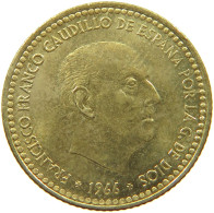 SPAIN PESETA 1966 72 TOP #s071 0183 - 1 Peseta