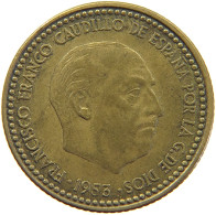 SPAIN PESETA 1953 56 #s024 0253 - 1 Peseta