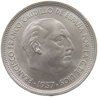 SPAIN 50 PESETAS 1957 59 TOP #c013 0351 - 50 Centimos