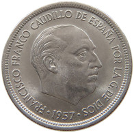 SPAIN 5 PESETAS 1957 69 TOP #a015 0741 - 5 Pesetas