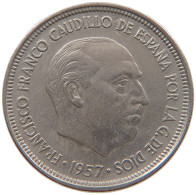 SPAIN 5 PESETAS 1957 59 #a061 0401 - 5 Pesetas