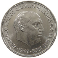 SPAIN 5 PESETAS 1949 49 #a012 0757 - 5 Pesetas