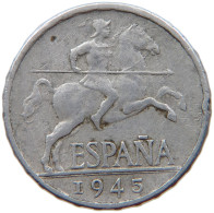 SPAIN 5 CENTIMOS 1945 #s023 0173 - 5 Centesimi