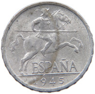 SPAIN 5 CENTIMOS 1945 #c078 0559 - 5 Centesimi