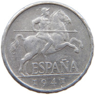 SPAIN 5 CENTIMOS 1941 #a089 0117 - 5 Centesimi