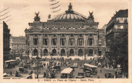 FRANCE - Paris - Place De L'Opéra - Animé - Carte Postale Ancienne - Plazas