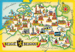 BELGIQUE - Un Bonjour De La Côte Belge - Colorisé - Carte Postale Ancienne - Autres & Non Classés