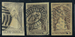 P1949 - VICTORIA 3 DIFFERENT SHADES NO OCCULT FAULTS, LUXUS QUALITY - Otros & Sin Clasificación