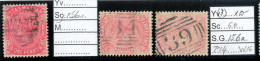 P1911/12 - TASMANIA , SG 156X 1 156 A X 2 , VFU - Autres & Non Classés