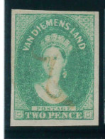 P1853 - TASMANIA , SG 16 PENN REMOVED , 4 HUGE MARGINS . LUXUS!!! - Andere & Zonder Classificatie