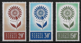 CHYPRE - EUROPA CEPT - N° 232 A 234 - NEUF** MNH - 1964