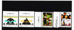 HITD/45 VEREINTE NATIONEN UNO GENF 1993 Michl 225/26 + 231/32 ** Postfrisch SIEHE ABBILDUNG - Unused Stamps