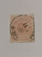 Luxembourg Timbre, 1C Armoires  . Oblitéré - 1859-1880 Wapenschild