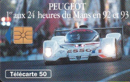 F395 - 07/1993 - PEUGEOT 905 " Voiture De Nuit " - 50 GEM - 1993