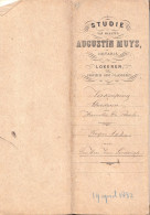 LOKEREN 1882 - AKTE VERKOOP DE BEULE LOKEREN Aan LUDWIGS Te LOKEREN - Documentos Históricos