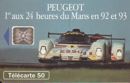 F397 - 07/1993 - PEUGEOT 905 " 2 Voitures " - 50 SC5 (verso : N° Gros Décalé Haut) - 1993