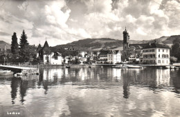 LACHEN, ARCHITECTURE, CHURCH, PORT, BOATS, SWITZERLAND - Lachen