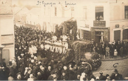 St Georges Sur Loire * Carte Photo * Mi Carême Calvalcade Char , Passage Devant La Boucherie R. LEMAIRE - Saint Georges Sur Loire