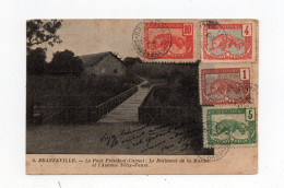 !!! CONGO, CPA DE BRAZZAVILLE DE 1906 POUR LE PARC ST MAUR - Brieven En Documenten