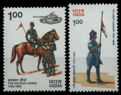 Indien 1984 - Mi-Nr. 976 & 977 ** - MNH - Militär / Military - Ungebraucht