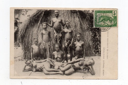 !!! CONGO, CPA DE BRAZZAVILLE DE 1908 POUR AUXERRE - Storia Postale