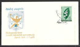 YOUGOSLAVIE. Enveloppe Commémorative De 1963. Tournoi Féminin De Hand-ball. - Handbal