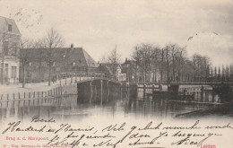 4915 1 Leiden, Brug A. D. Marepoort. (Poststempel 1903)  - Leiden