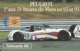 F401 - 07/1993 - PEUGEOT 905 " Voiture De Profil " - 50 SO3 - 1993