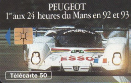 F403 - 07/1993 - PEUGEOT 905 " Voiture De Face " - 50 SO3 - 1993