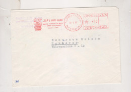 YUGOSLAVIA,  LJUBLJANA Meter Stamp   Machine Cancel Flam Nice  Cover SAP - Cartas & Documentos