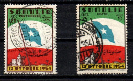 1954 - Italia - Somalia AFIS 26 + PA 25 Bandiera    ------- - Somalie (AFIS)